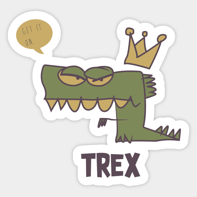 TREX Sticker by andrea-balza